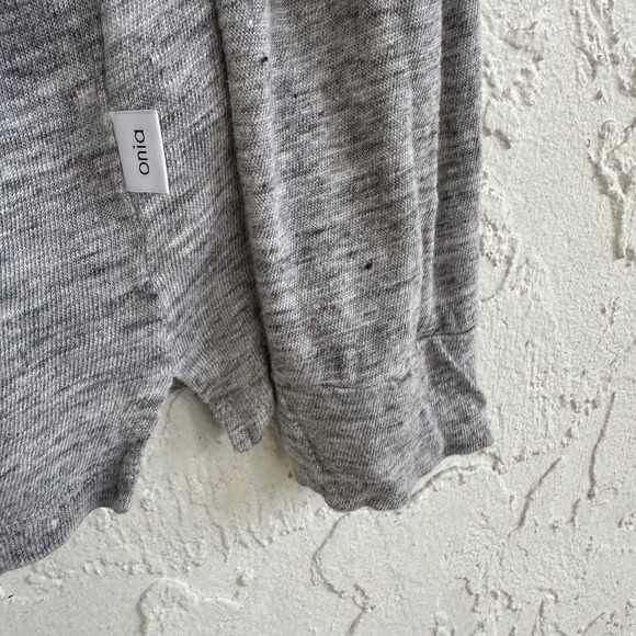 Onia Linen Gray Heathered Long Sleeve Henley Shirt Men XXL - Picture 3 of 7